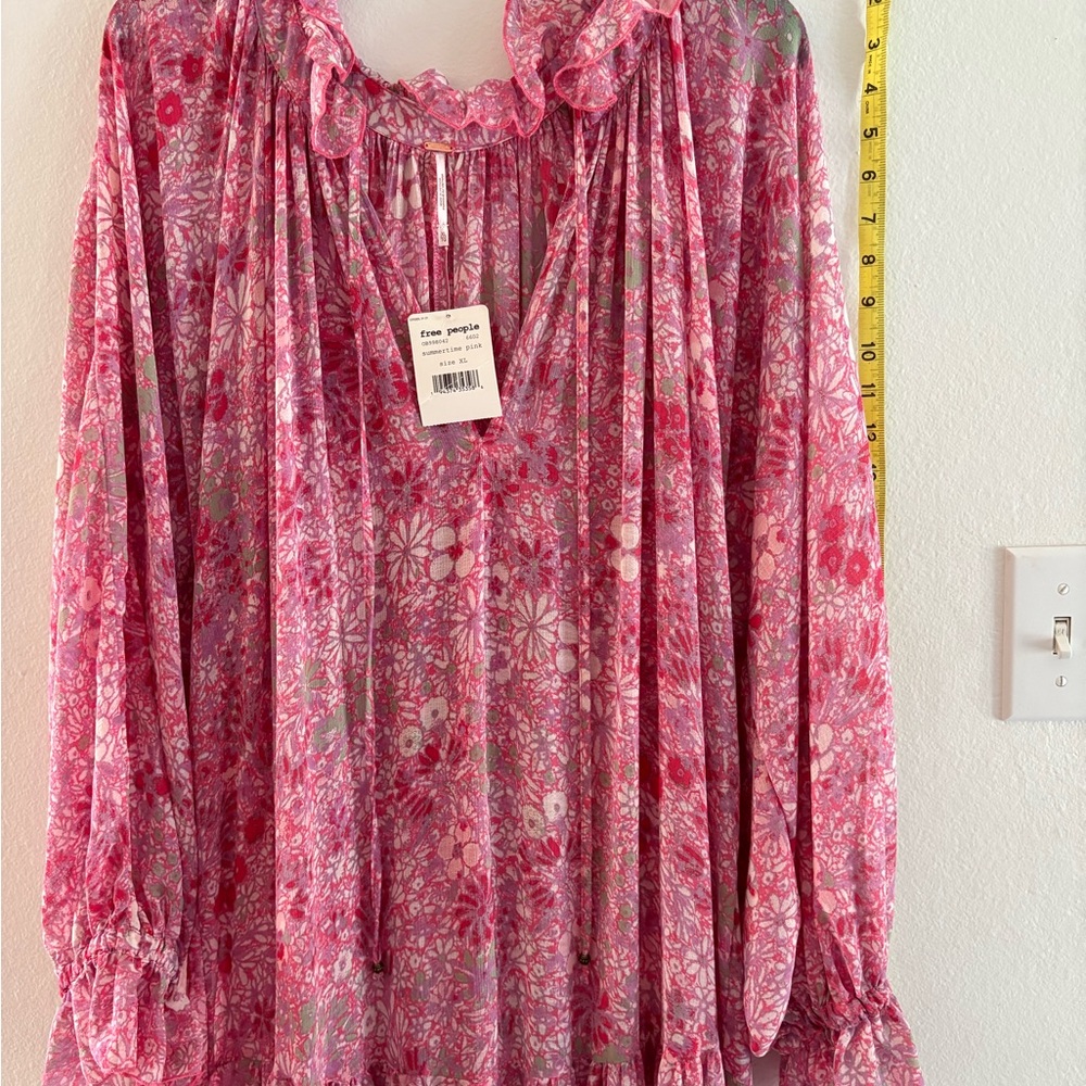 Free People Summertime pink dress